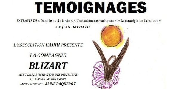Illustration: « Témoignages » autour du Rwanda - 16/02/2013 à Bègles